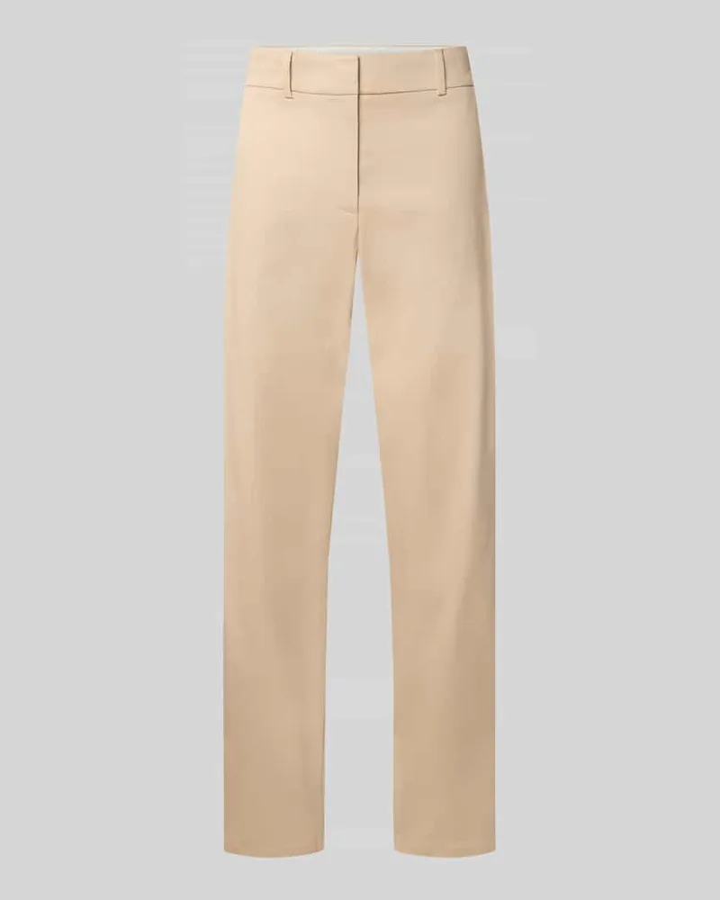 Lacoste Straight Fit Chino aus Baumwoll-Mix Camel