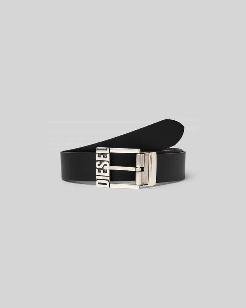 Diesel Gürtel mit Logo-Detail Black