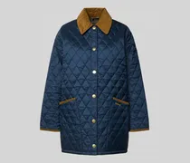 Regular Fit Steppjacke mit Cord-Besatz Modell 'MODERN LIDDESDALE