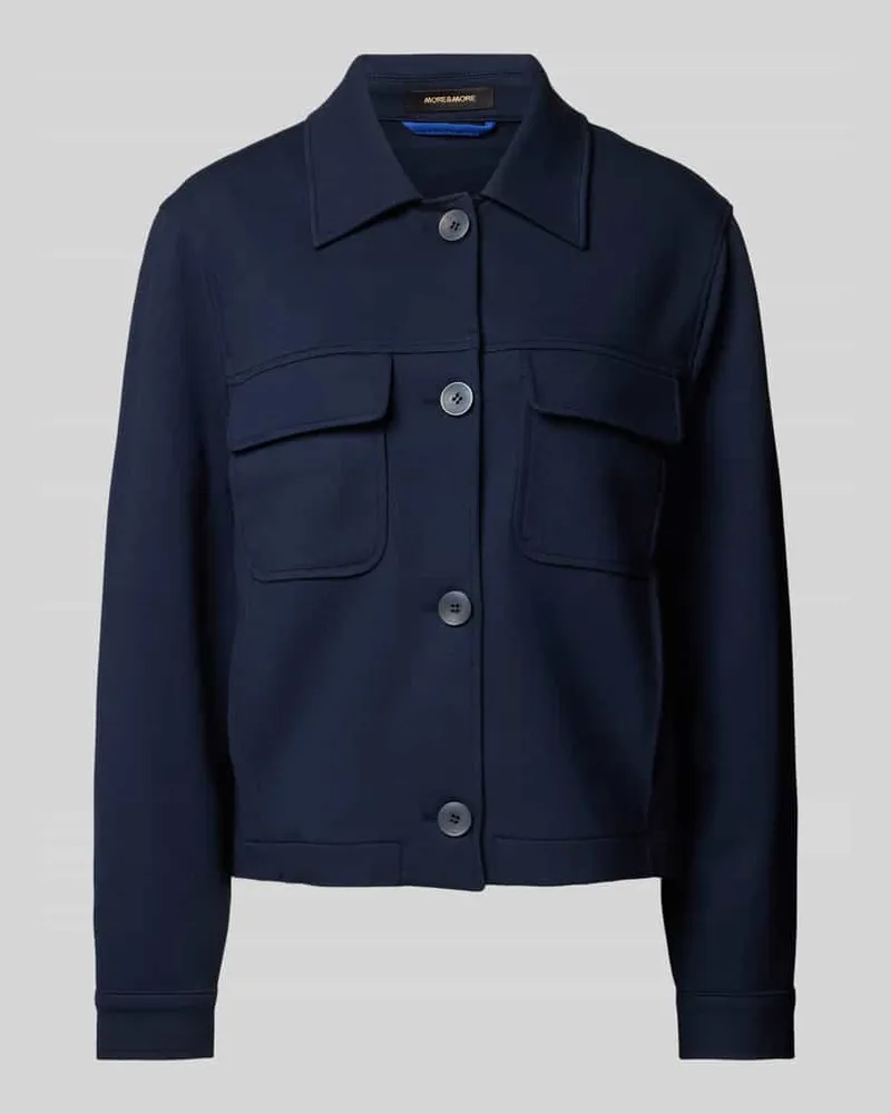 More & More Blazer mit Umlegekragen Marine