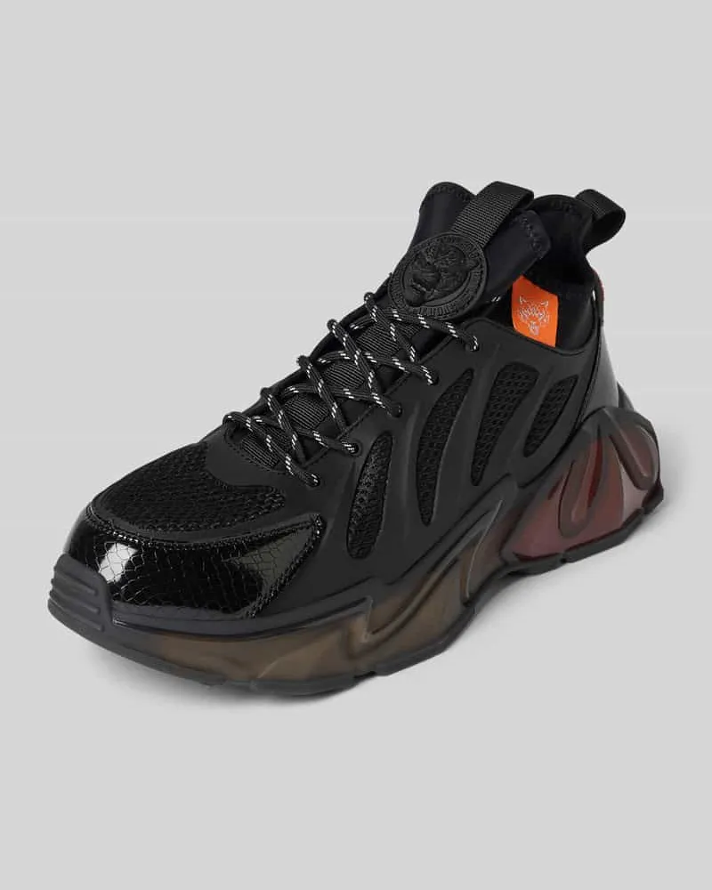 Philipp Plein Sneaker mit Plateausohle Modell 'THE FLAME Black