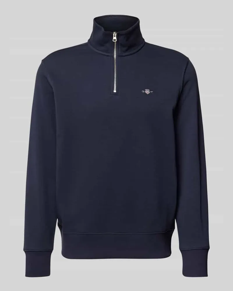 Gant Sweatshirt mit Stehkragen Marine