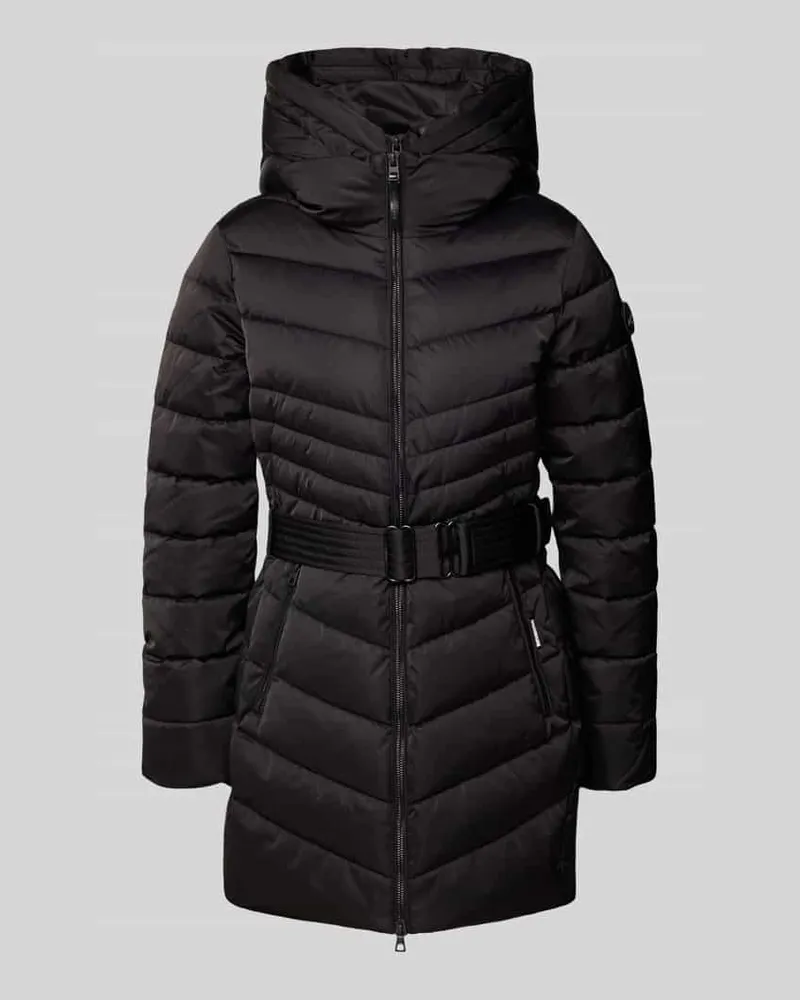 khujo Steppmantel mit Kapuze Modell 'KINA Black