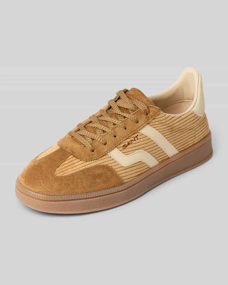 Gant Sneaker aus echtem Rindsleder Modell 'Cuzima Camel