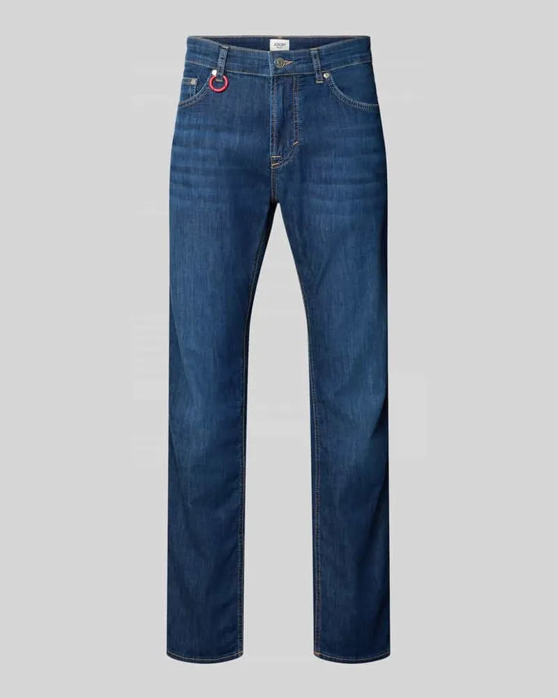 JOOP! Modern Fit Jeans mit Eingrifftaschen Modell 'Mitch Jeansblau