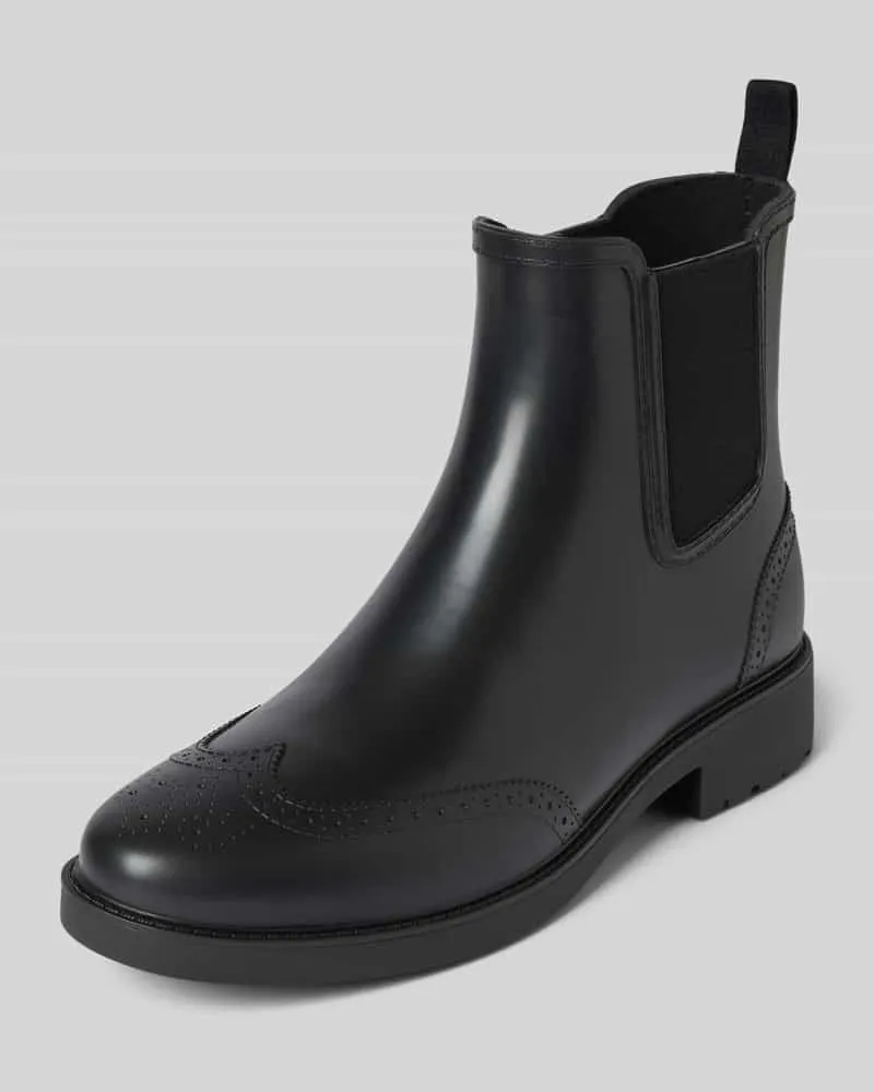 Ralph Lauren Chelsea Boots mit Zugschlaufe Modell 'PRESLIE Black