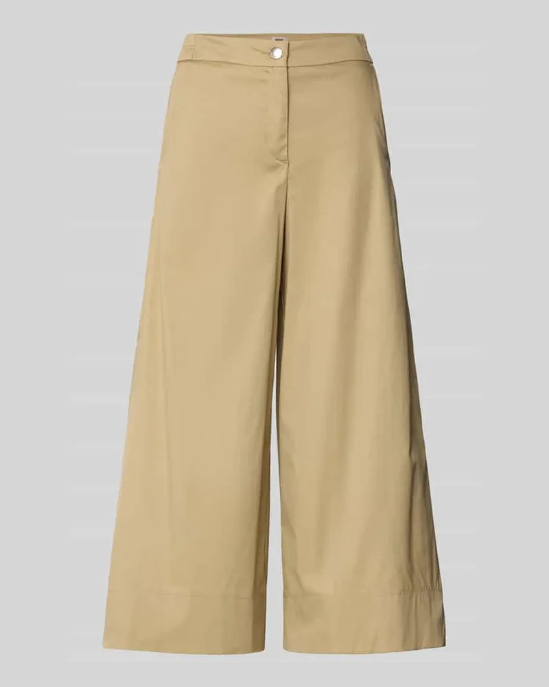 MAC Jeans Culotte mit Gesäßtaschen Modell 'CAROLINE Sand