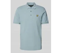 Slim Fit Poloshirt mit Logo-Patch