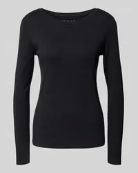 Juvia Longsleeve mit Rundhalsausschnitt Black