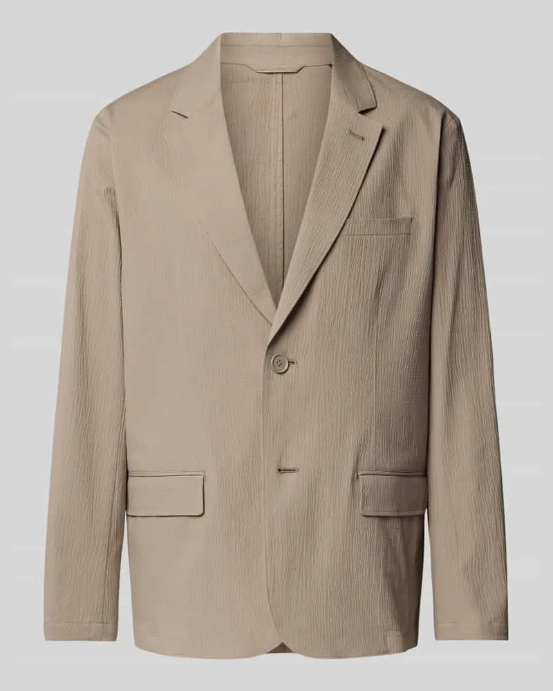 Armani Exchange Sakko mit Pattentaschen und Reverskragen Beige