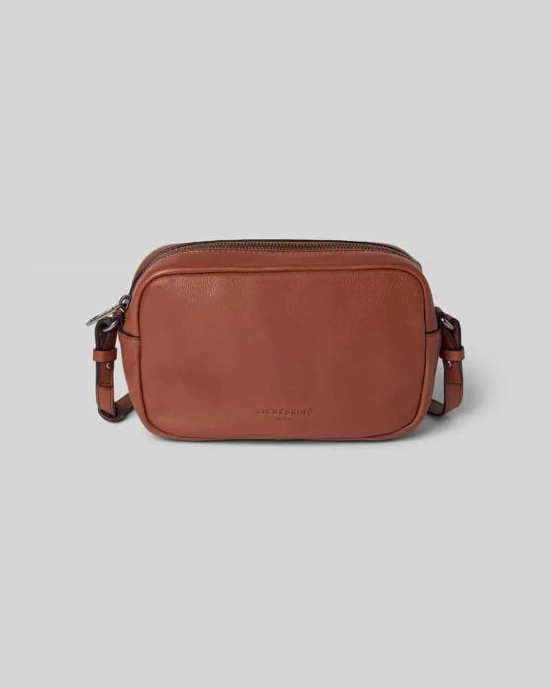 Liebeskind Handtasche mit Label-Detail Modell 'Ella Cognac