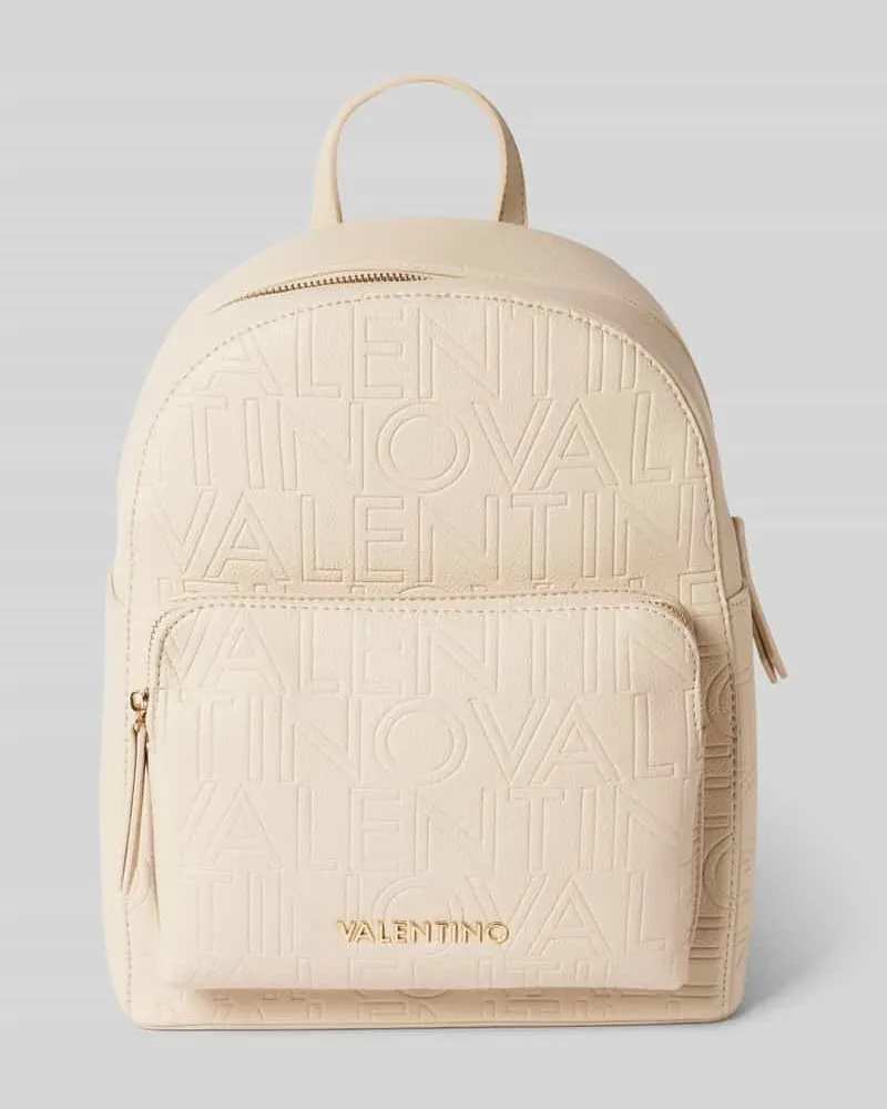 Valentino Garavani Rucksack in Leder-Optik Modell 'PANSY Ecru