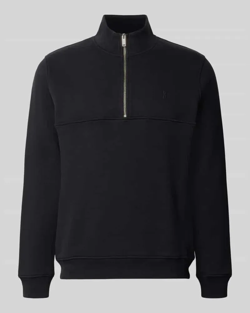 Armedangels Regular Fit Troyer aus reiner Baumwolle Modell 'WAARLO Black