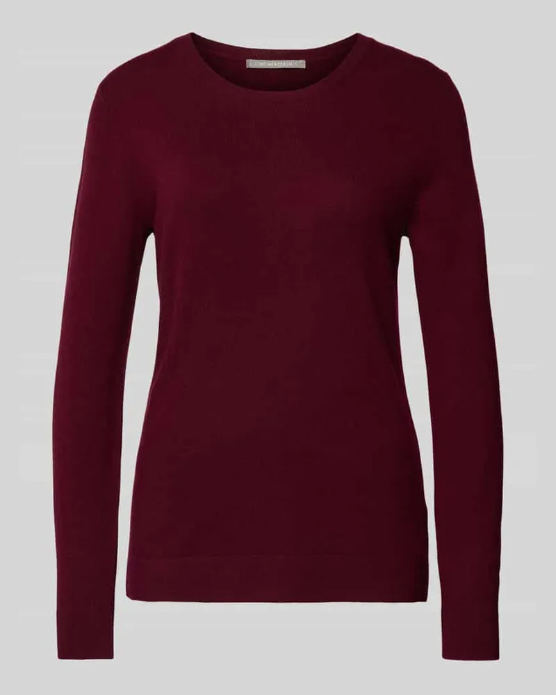 (THE MERCER) N.Y. Kaschmirpullover mit Rundhalsausschnitt Bordeaux