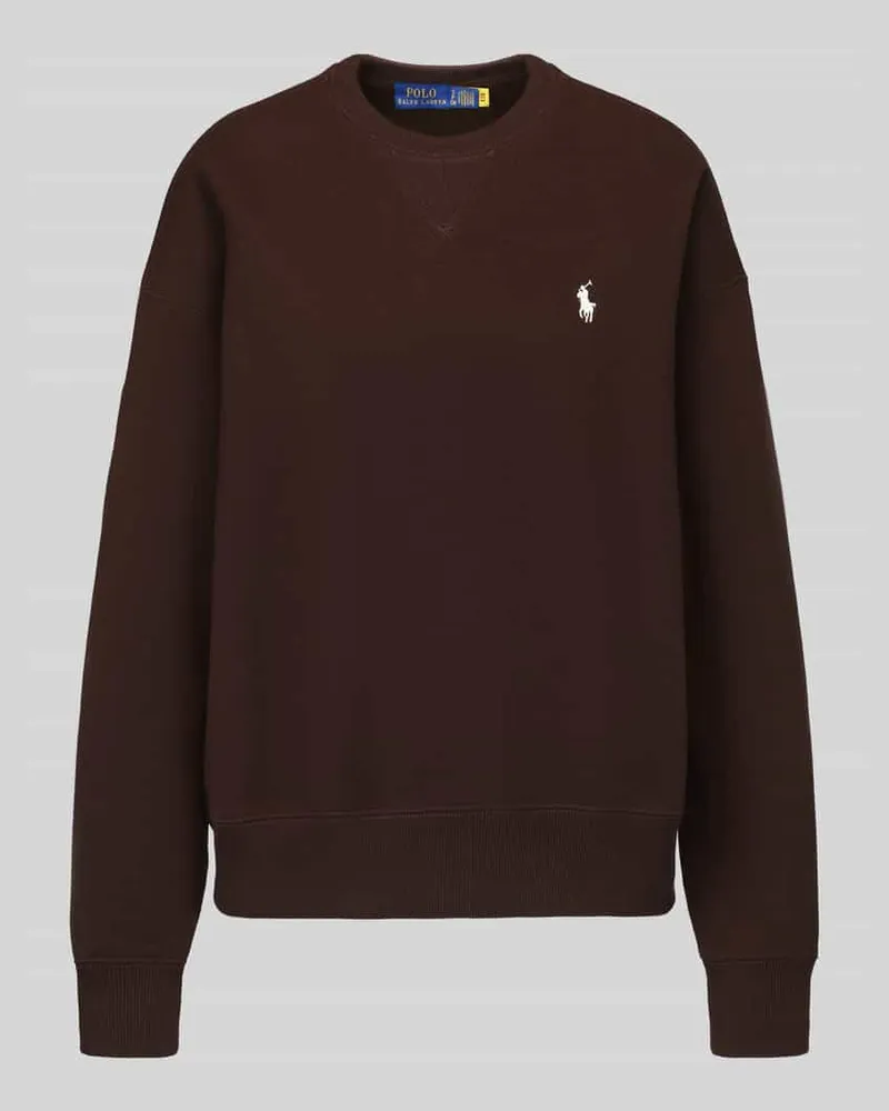 Ralph Lauren Sweatshirt mit Logo-Stickerei Metallic