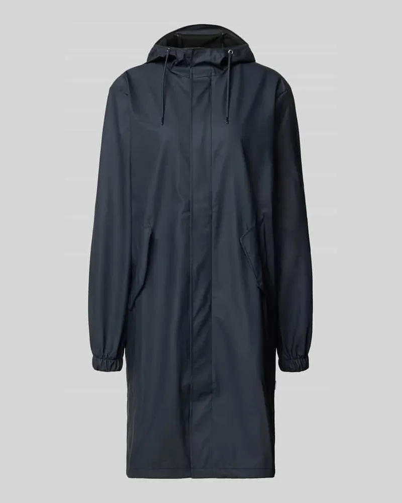 RAINS Regular Fit Parker mit Kapuze Modell 'Fishtail Marine