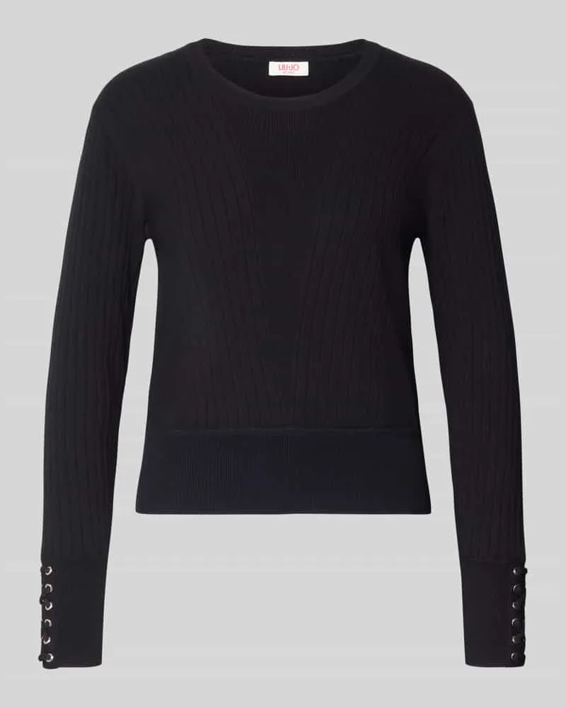 Liu Jo Strickpullover aus Viskose-Mix Modell 'MAGLIA Black