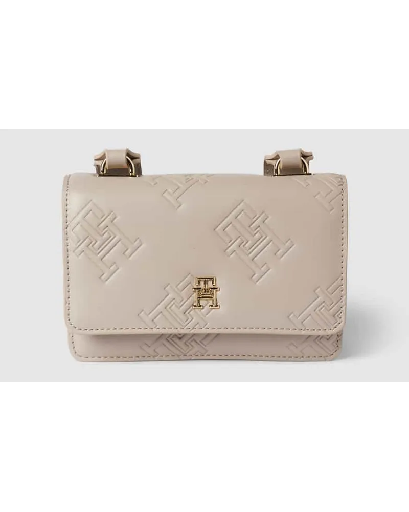 Tommy Hilfiger Handtasche mit Logo-Muster Ecru