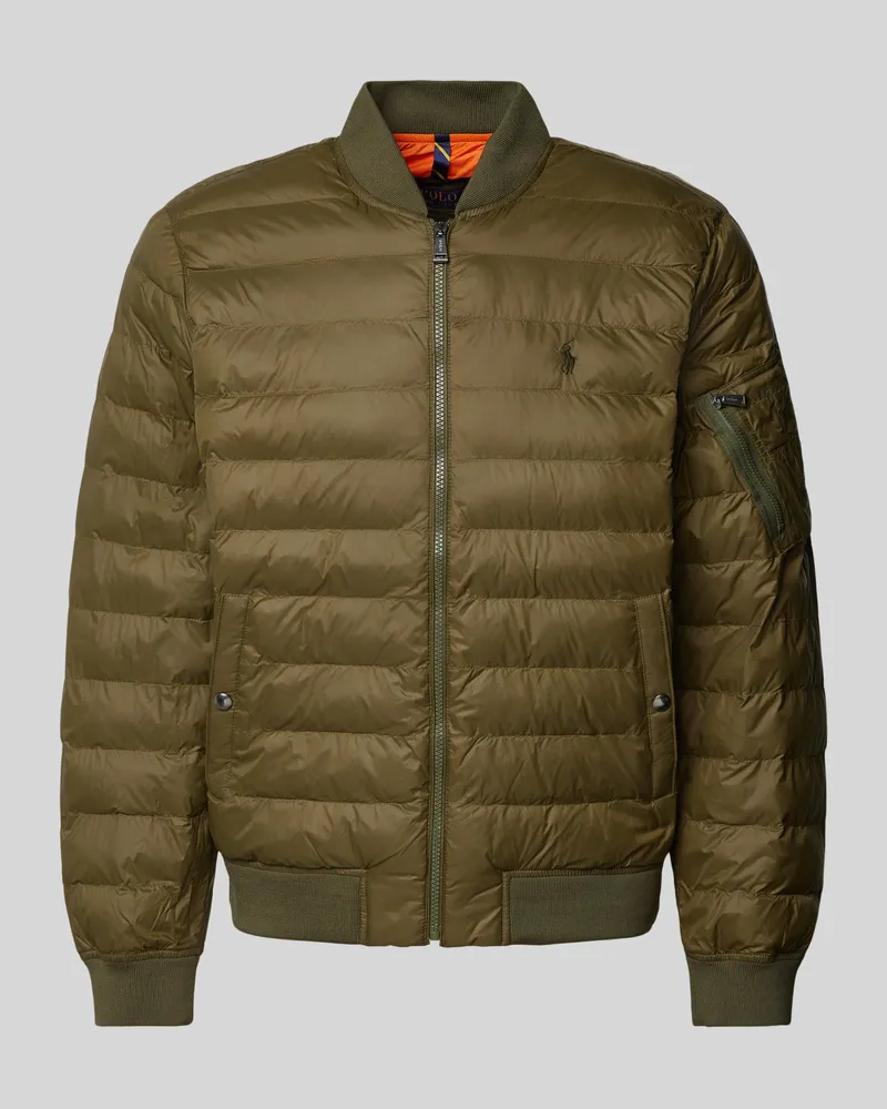 Ralph Lauren Steppjacke mit Stehkragen Modell 'TERRA Oliv