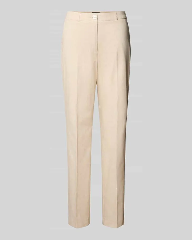 S.Oliver Slim Fit Blazer mit Leinen-Anteil Sand