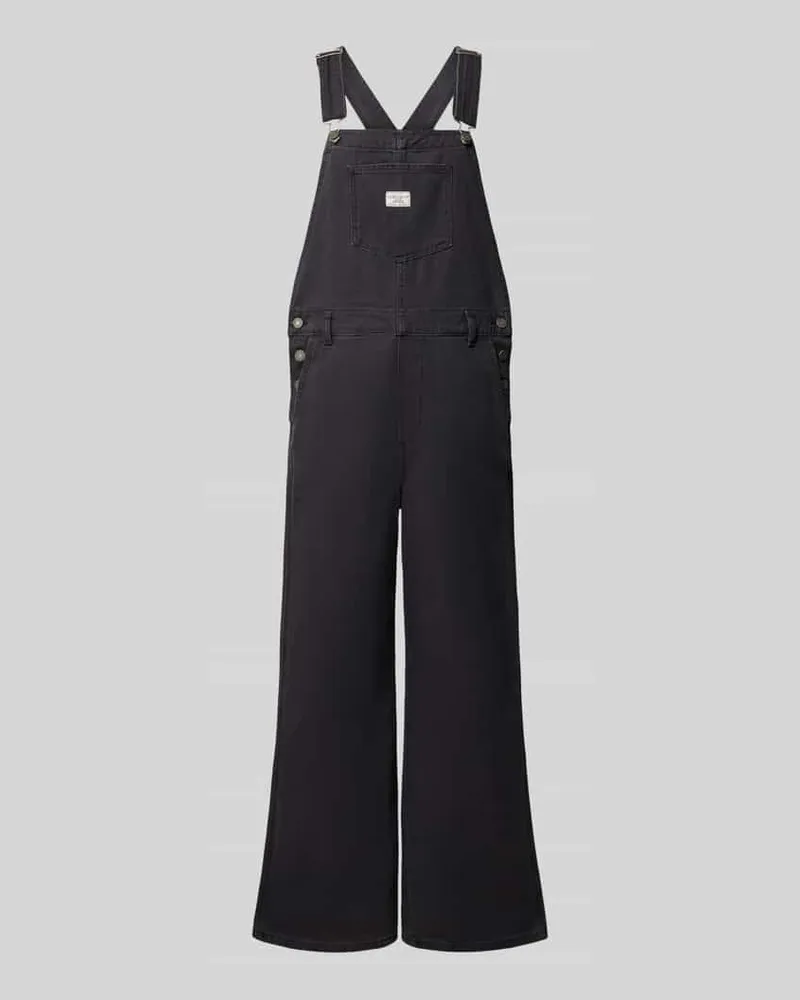 Guess Regular Fit Jumpsuit in Denim-Optik Black