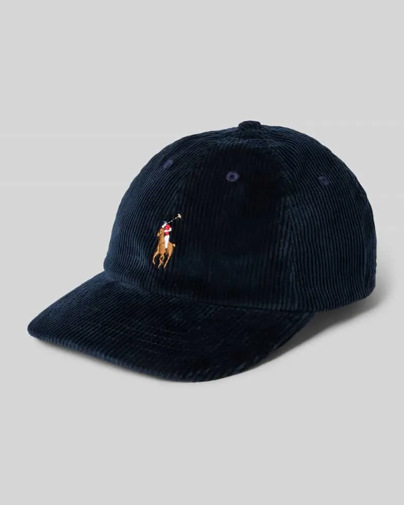 Ralph Lauren Cap aus Cord mit Label-Stitching Marine
