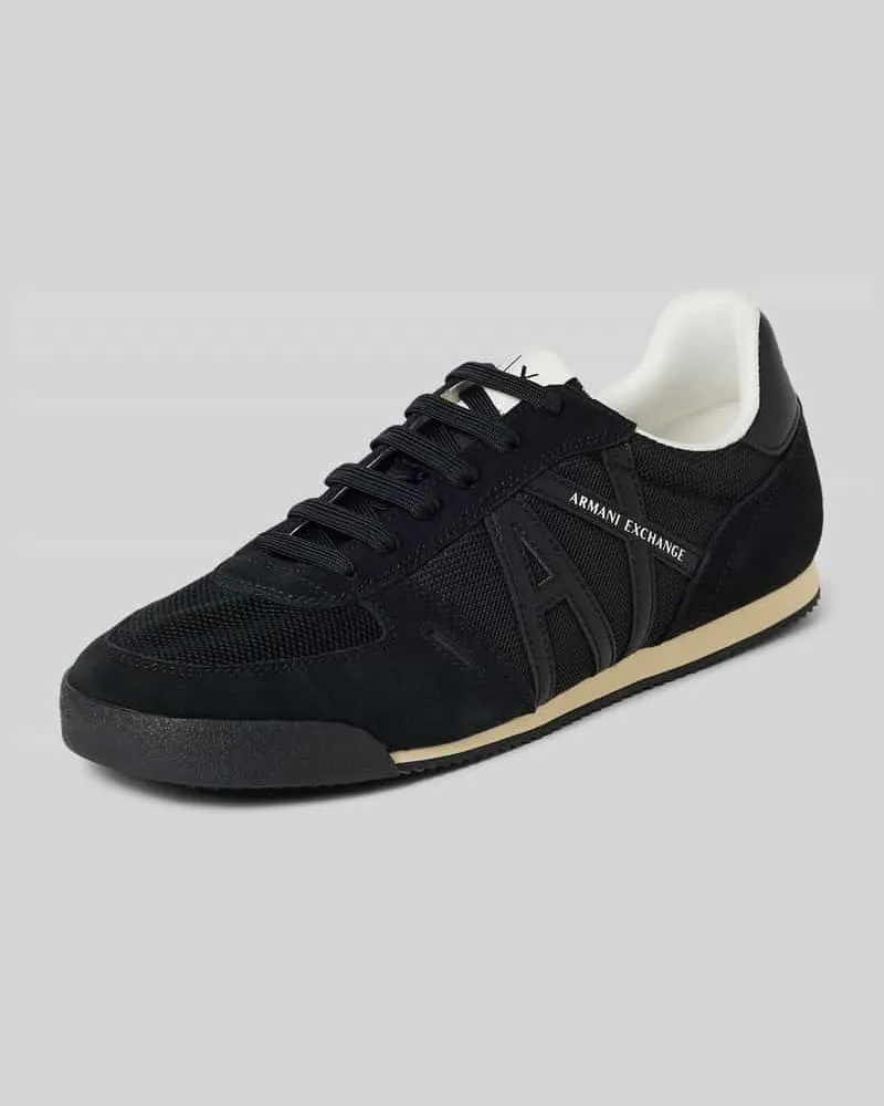 Armani Exchange Sneaker mit Schnürung Modell 'TRIP Black