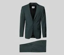 Slim Fit Anzug in unifarbenem Design
