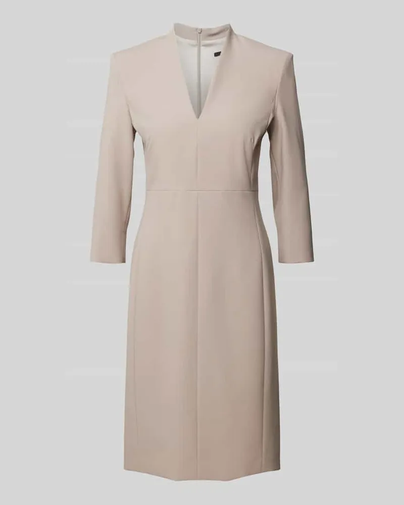 windsor. Knielanges Kleid mit V-Ausschnitt Mauve