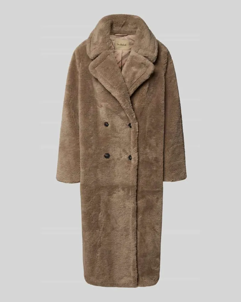 Smith & Soul Mantel aus Teddyfell Taupe