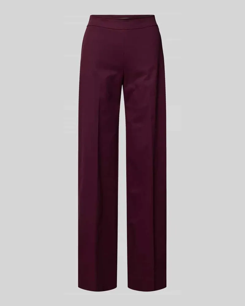 Rinascimento Hose mit elastischem Bund und Eingrifftaschen Bordeaux