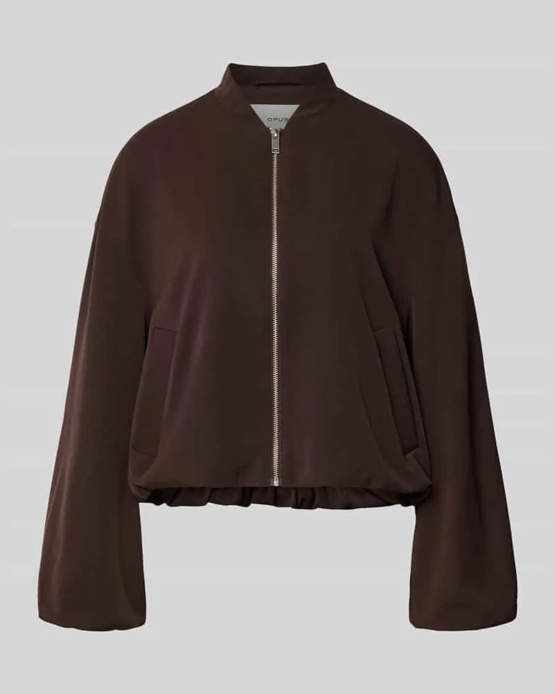 OPUS Jacke mit Reißverschluss Modell 'Janica Dunkelbraun