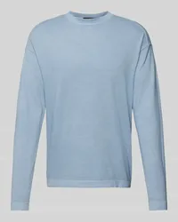 Drykorn Longsleeve mit überschnittenen Schultern Modell 'MARRIO Blau