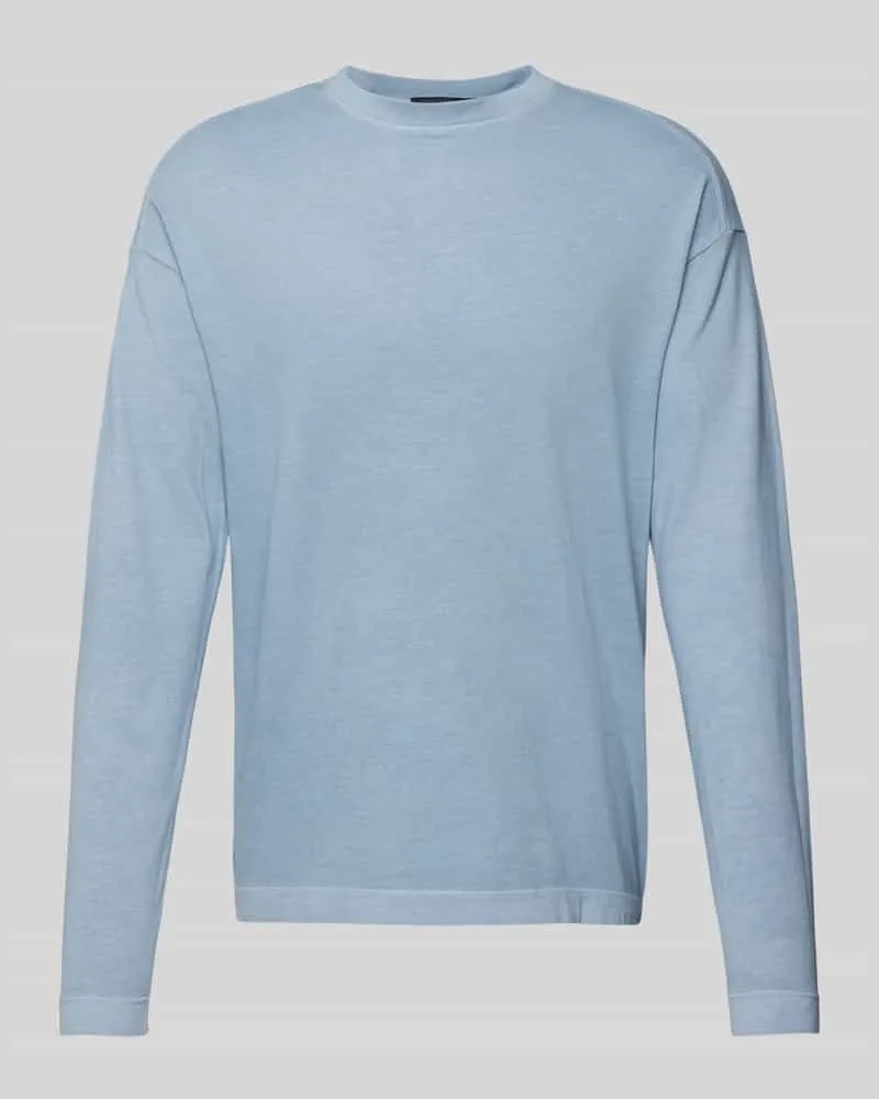 Drykorn Longsleeve mit überschnittenen Schultern Modell 'MARRIO Blau