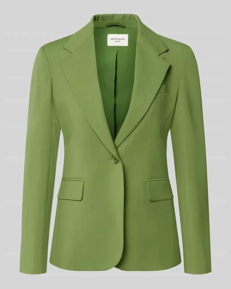 Max Mara Regular Fit Longblazer aus reiner Schurwolle Modell 'WKDLAMINE Apfel