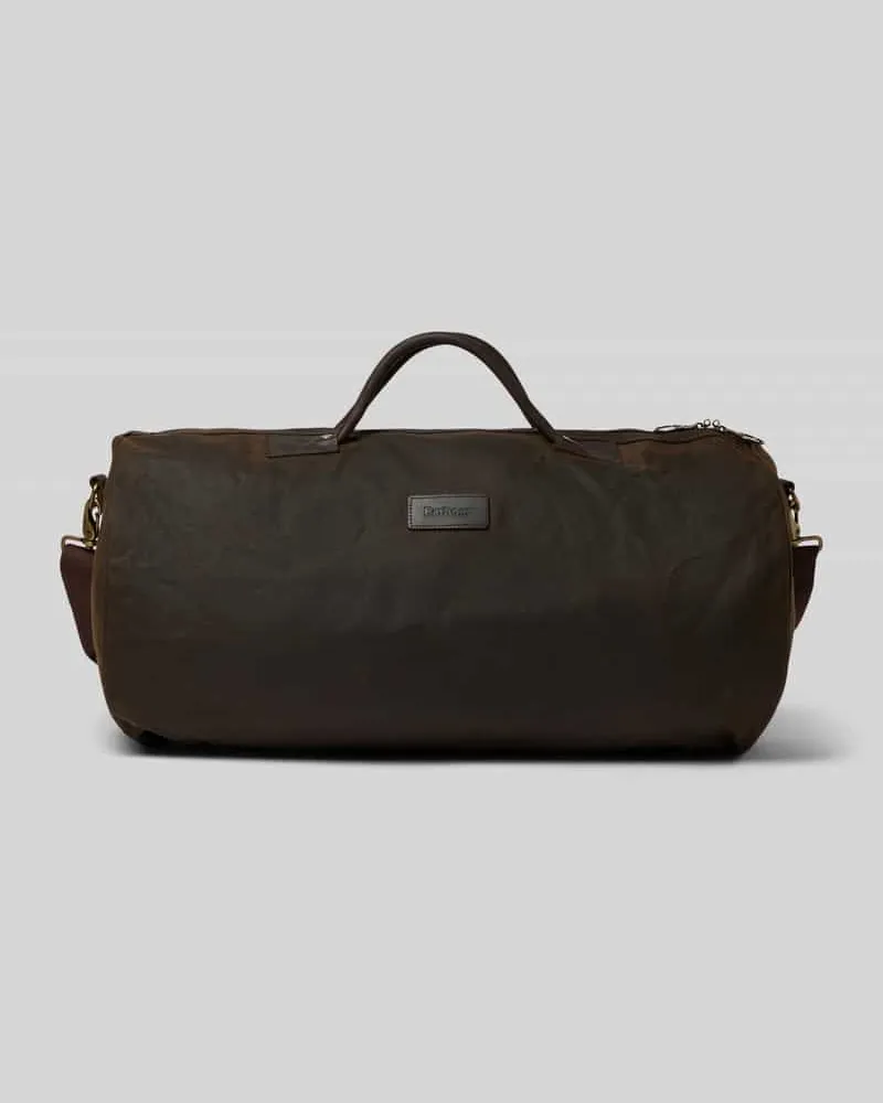Barbour Weekender aus reiner Baumwolle Oliv