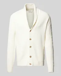 Lindbergh Strickjacke mit Knopfleiste Offwhite