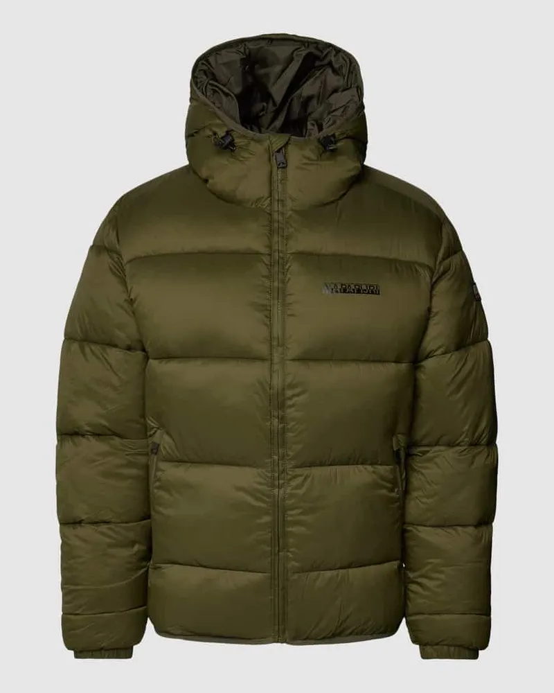 Napapijri Steppjacke mit Kapuze Modell 'A-SUOMI Oliv