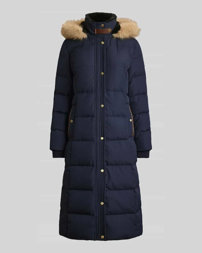 Ralph Lauren Daunenmantel mit abnehmbarer Kapuze Marine