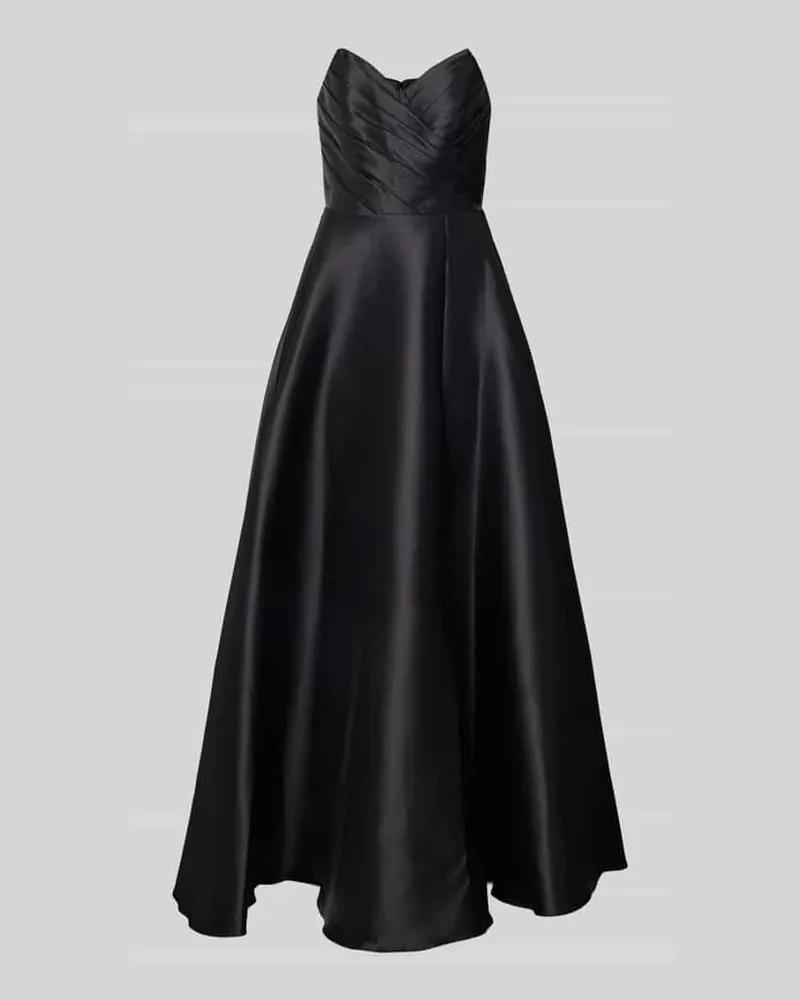 Unique Abendkleid im Off-Shoulder-Look Black