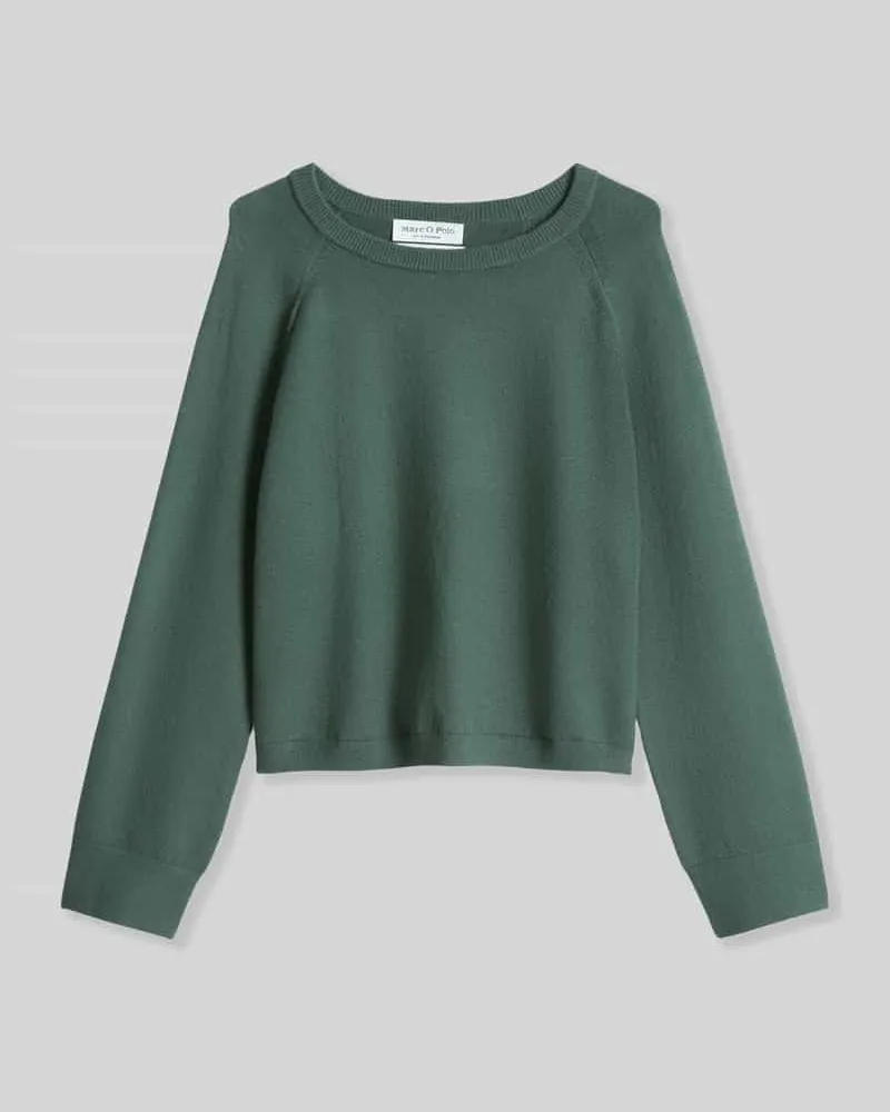 Marc O'Polo Pullover aus Baumwollmix mit Raglanärmeln Bottle