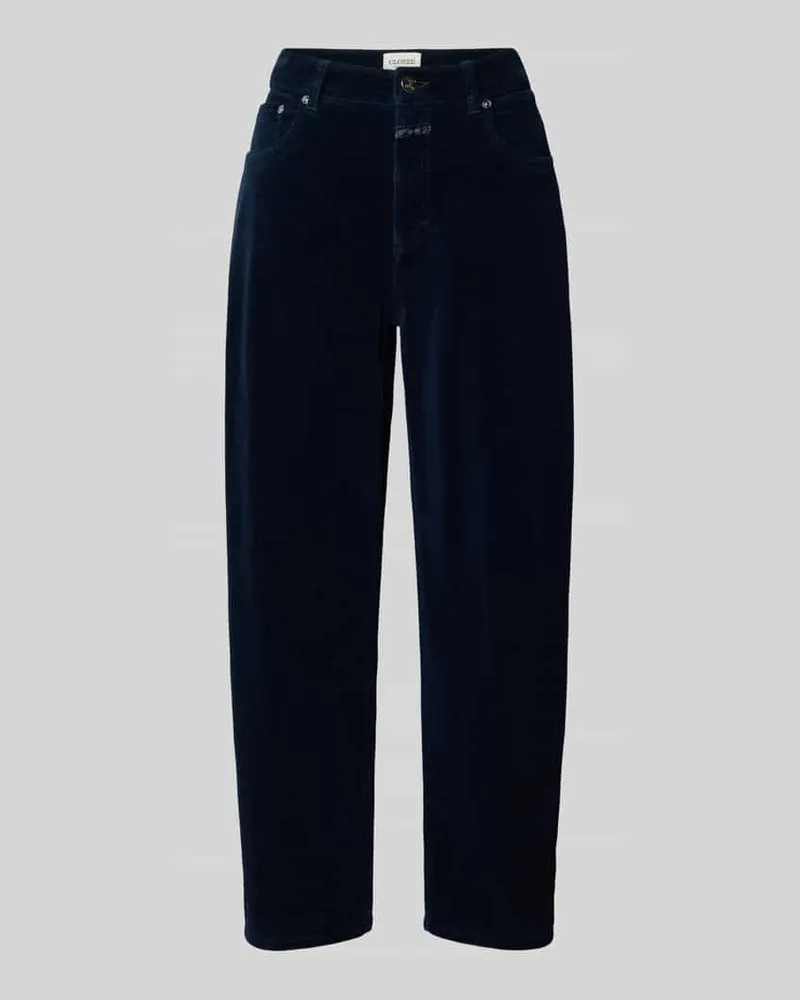 Closed Barrel Fit Cordhose Modell 'JAZZIE Marine