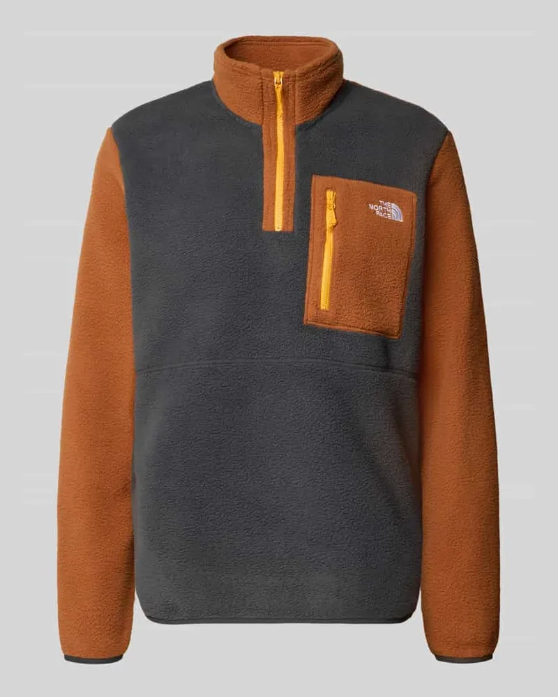 The North Face Sweatshirt mit Stehkragen Anthrazit