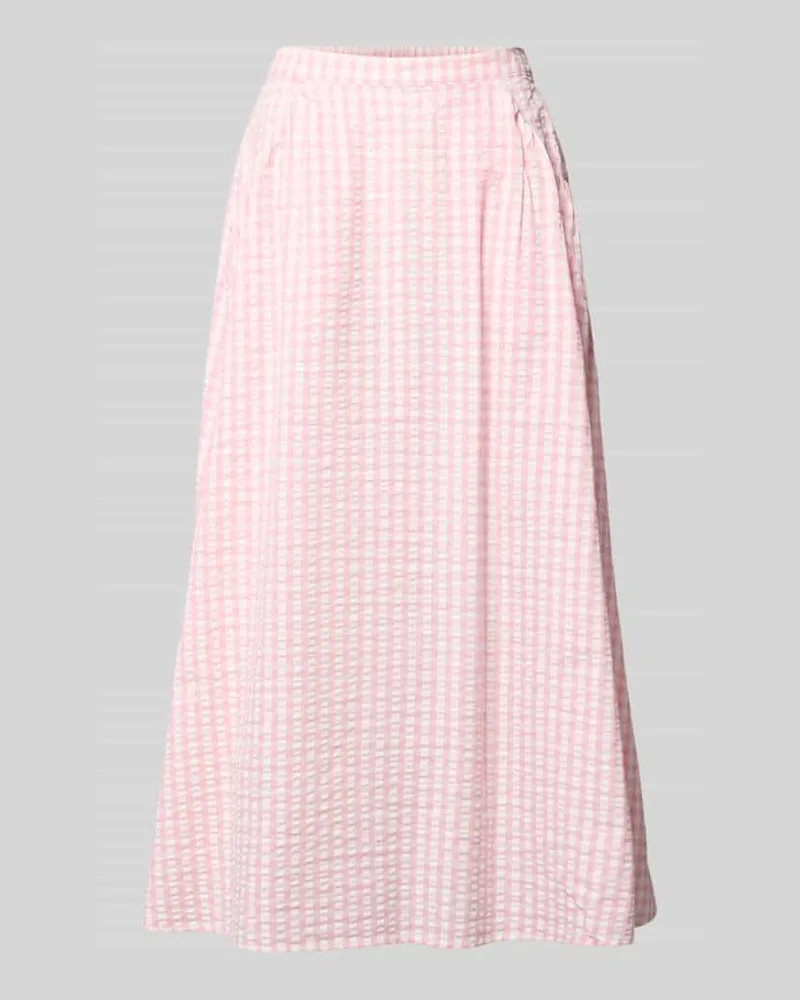 OH APRIL Midirock mit elastischem Bund Modell 'Nelle Rosa