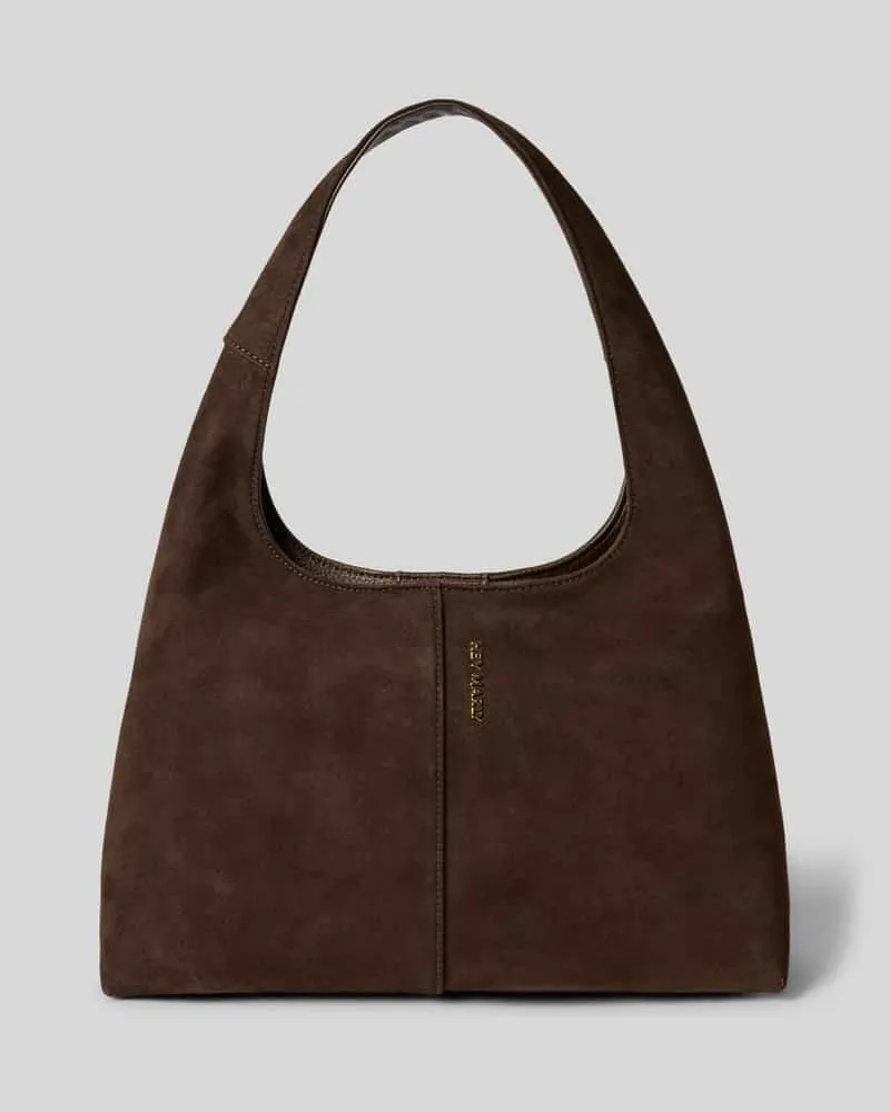 Hey Marly Handtasche aus Rindsleder-Mix Modell 'Alltime Lover Dunkelbraun