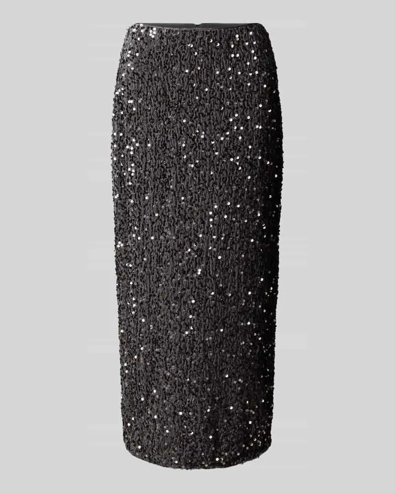 Ted Baker Midirock mit Pailettenbesatz Modell 'SERENI Dunkelgrau