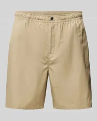 Lacoste Shorts mit elastischem Bund Beige