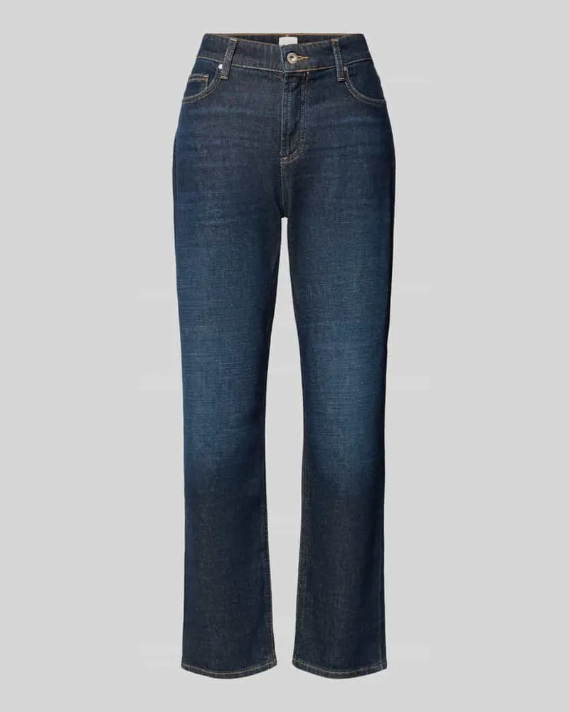 Brax Straight Fit Jeans aus Baumwoll-Mix Modell 'MADISON S Dunkelblau