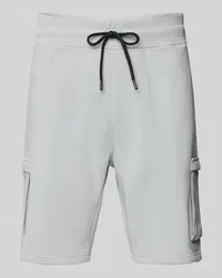 The North Face Regular Fit Sweatshorts mit Cargotaschen Modell 'ICONS Hellgrau