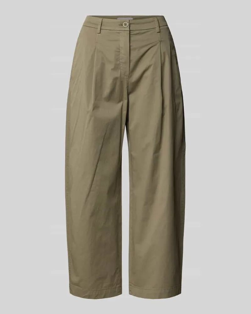 RAFFAELLO ROSSI  Barrel Fit Hose mit Eingrifftaschen Modell 'LISAN Oliv